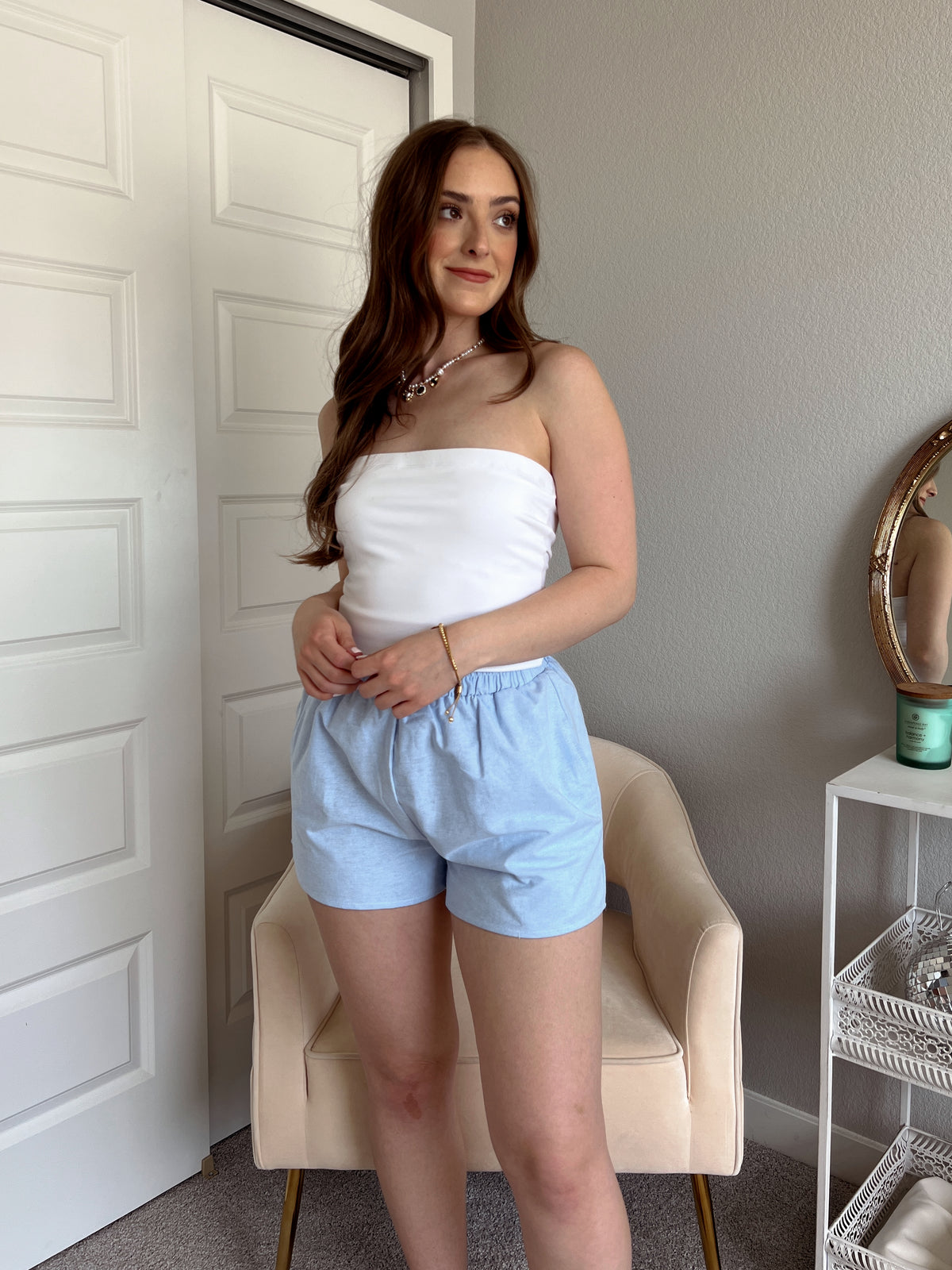 Everyday Double Lined Tube Top (White)