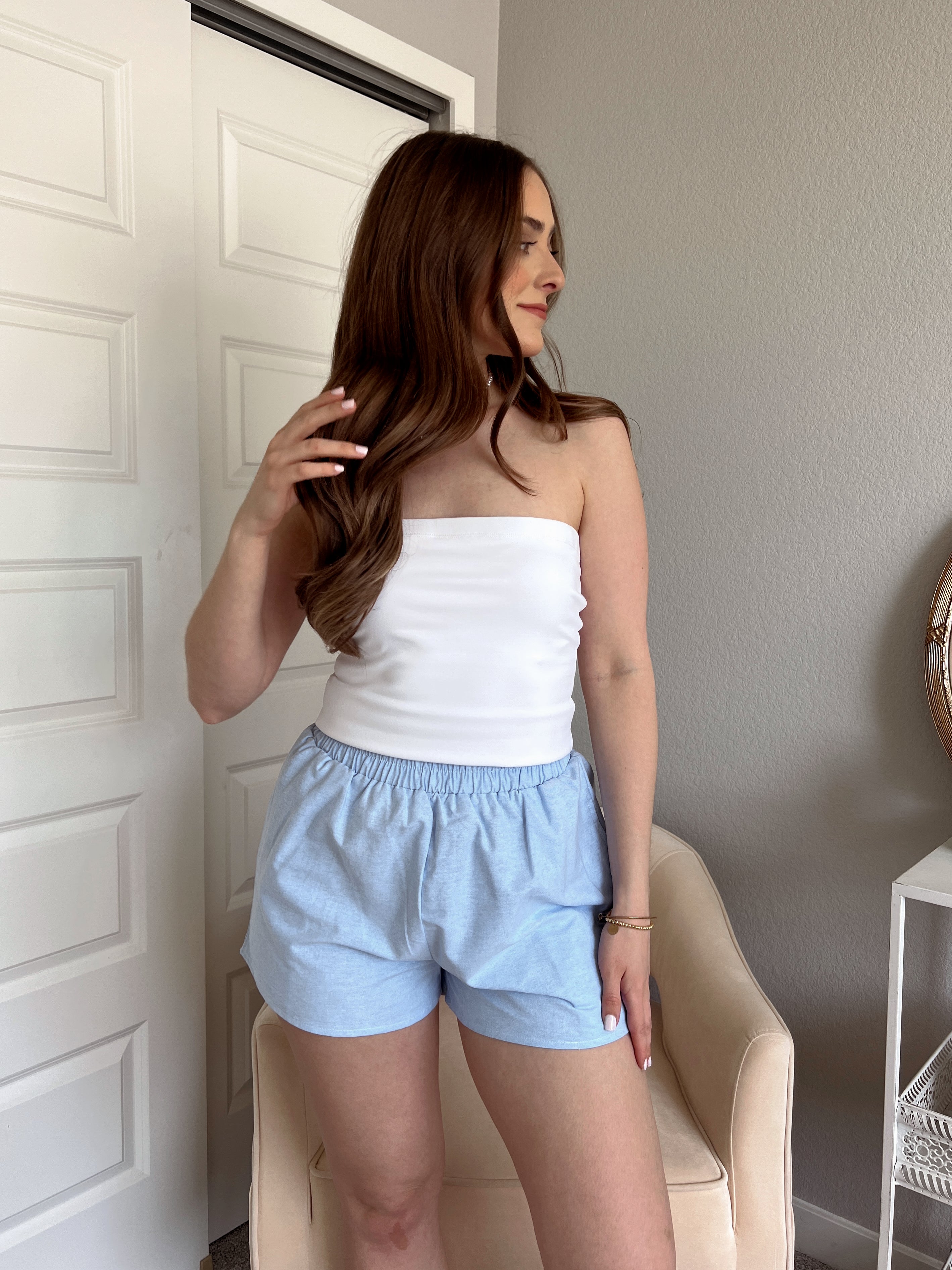 Everyday Double Lined Tube Top (White) – La Belle Boutique