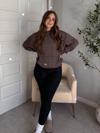 Mesa Essential Burnout Fleece Hoodie (Espresso)