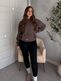 Mesa Essential Burnout Fleece Hoodie (Espresso)
