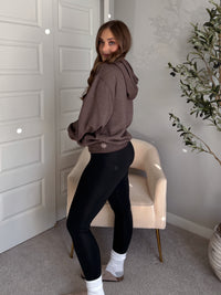 Mesa Essential Burnout Fleece Hoodie (Espresso)