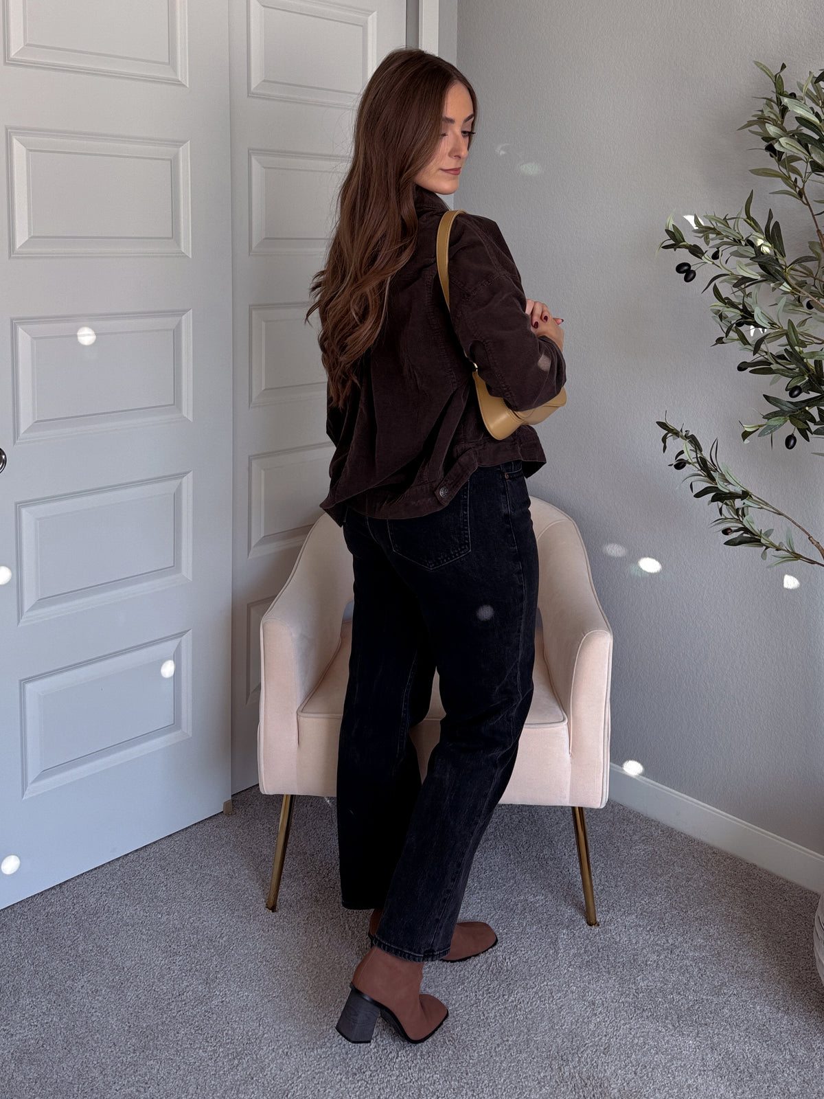 Montreux Lightweight Cotton Corduroy Jacket (Espresso)