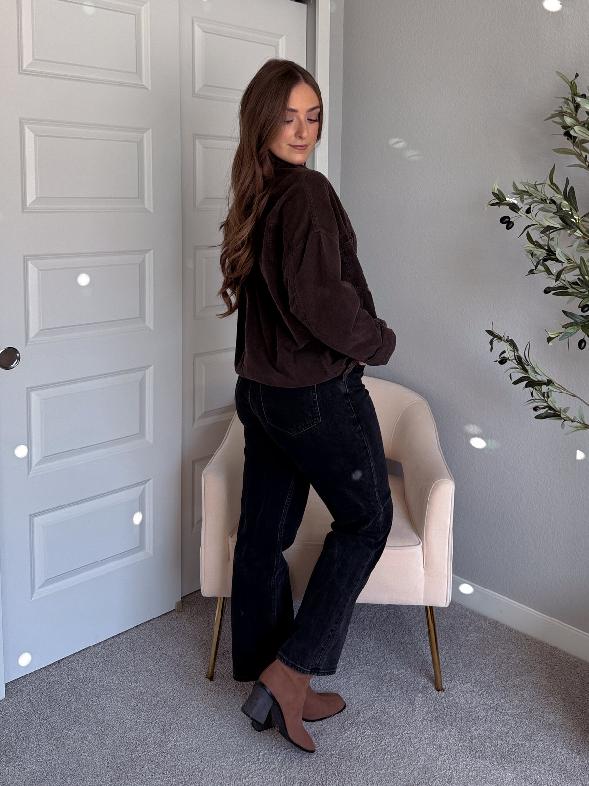Montreux Lightweight Cotton Corduroy Jacket (Espresso)