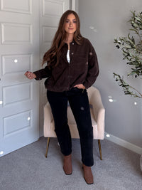 Montreux Lightweight Cotton Corduroy Jacket (Espresso)
