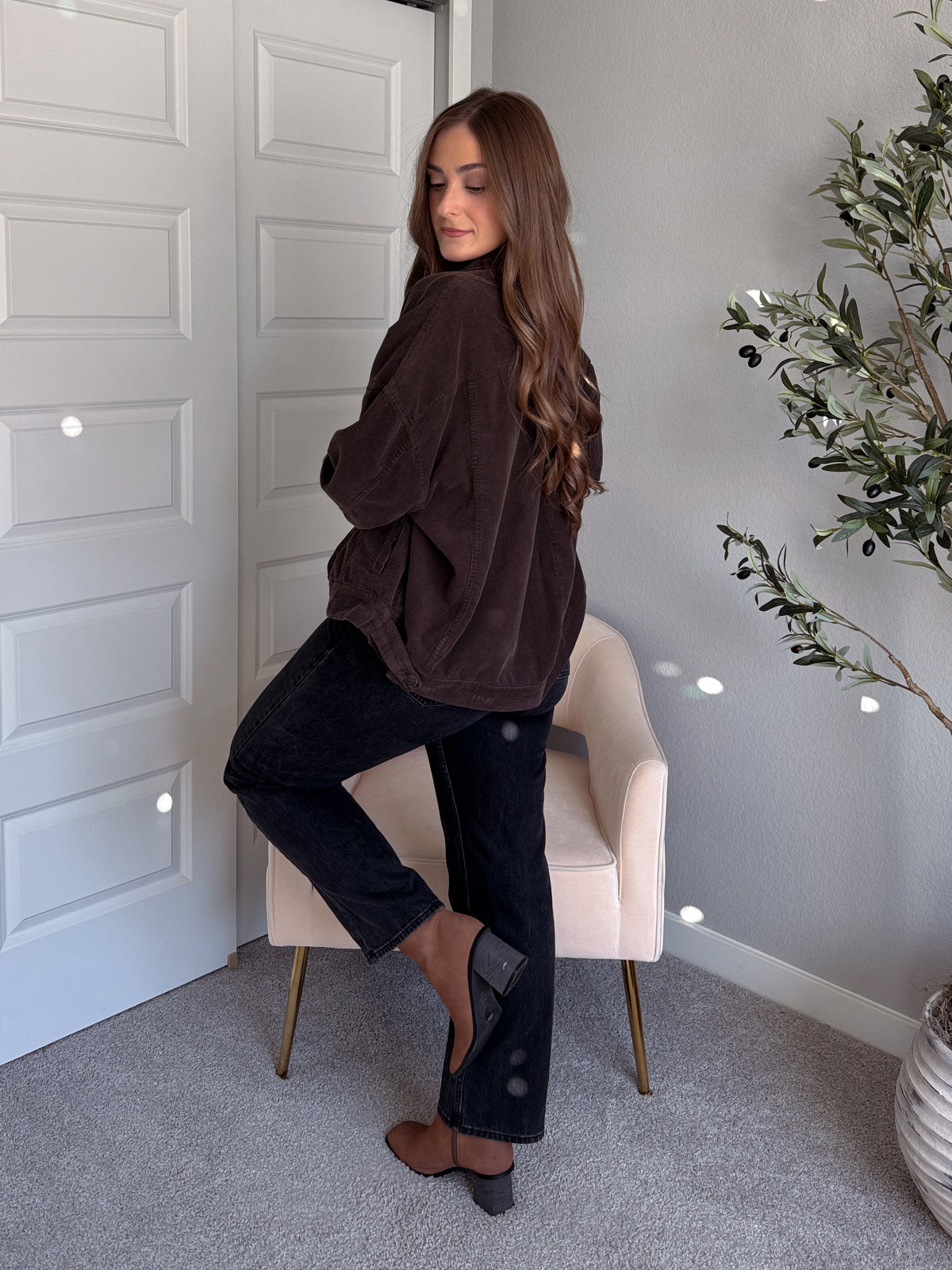 Montreux Lightweight Cotton Corduroy Jacket (Espresso)