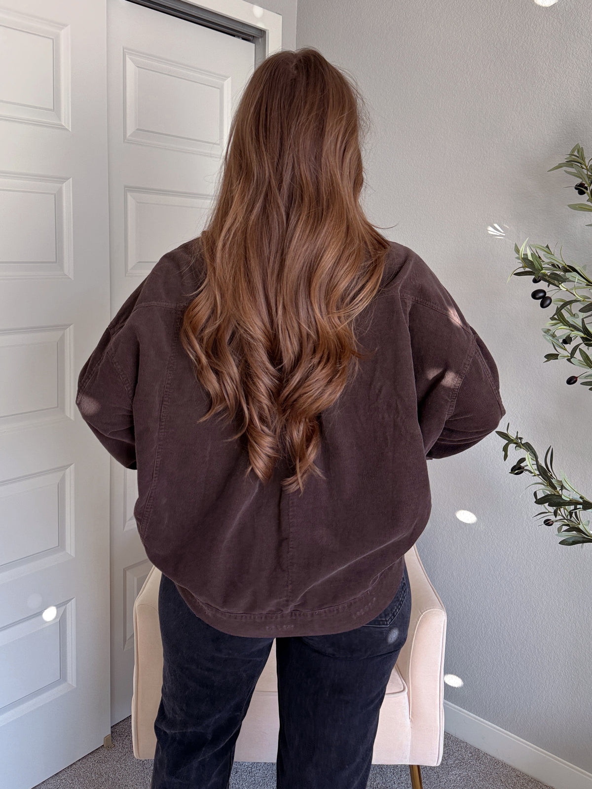 Montreux Lightweight Cotton Corduroy Jacket (Espresso)