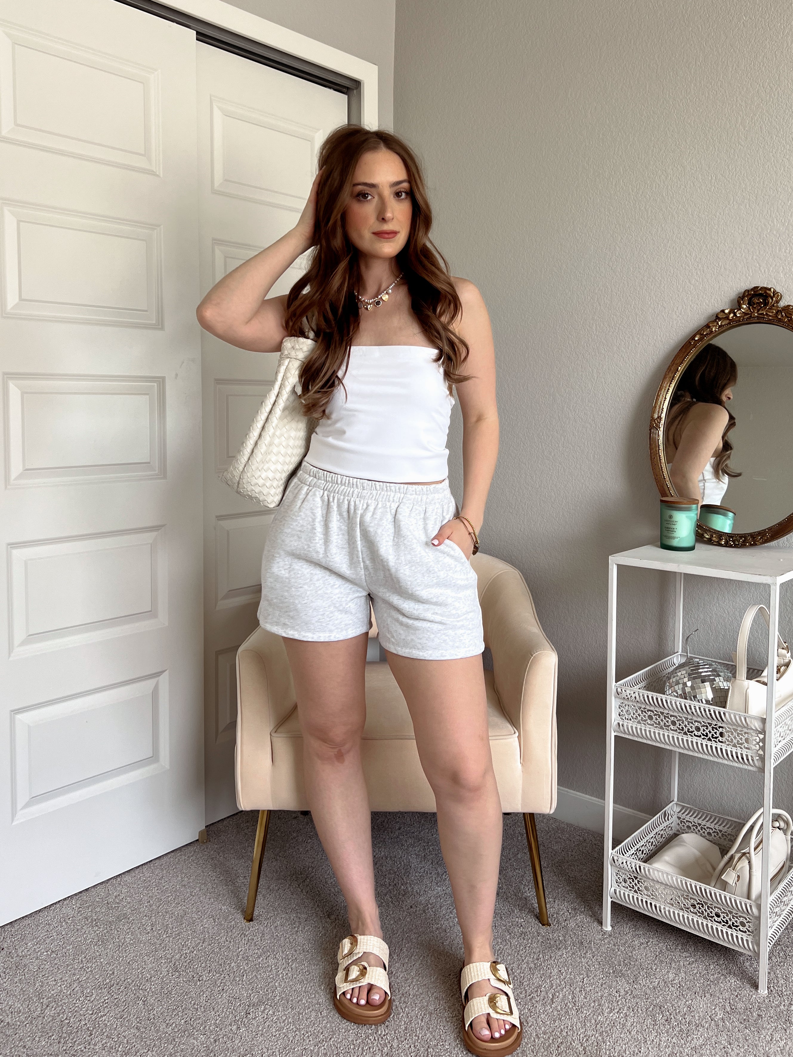 High waist lounge shorts best sale