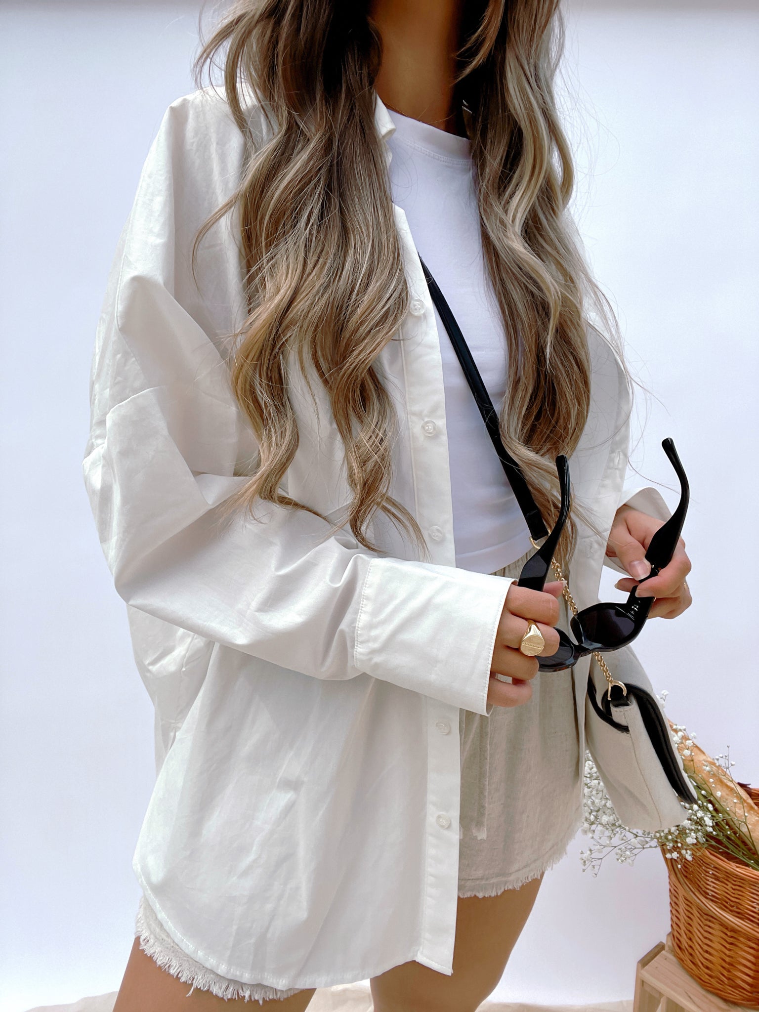 Off white button down shirt women's online