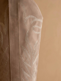 Samara Embroidered Tall Cowgirl Boots (Cedar)