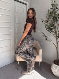 Scout Mid-Rise Twill Carpenter Pants (Woodland Camo)