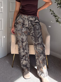 Scout Mid-Rise Twill Carpenter Pants (Woodland Camo)