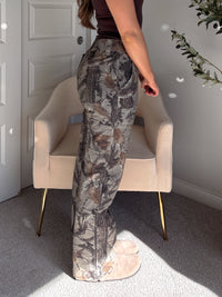 Scout Mid-Rise Twill Carpenter Pants (Woodland Camo)