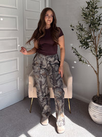 Scout Mid-Rise Twill Carpenter Pants (Woodland Camo)
