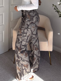 Scout Mid-Rise Twill Carpenter Pants (Woodland Camo)