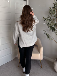 Winslow Marina Textured Cotton Knit Henley (Cream/Black)