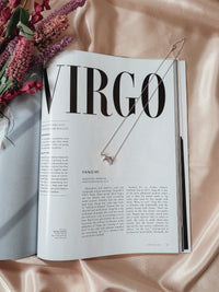 It's Written in the Stars Zodiac Constellation Silver Necklace (Virgo)